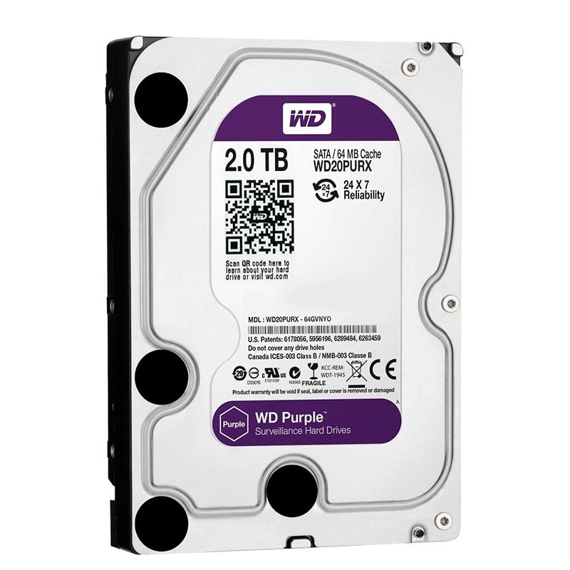 Disco Duro PURPLE   2TB  Videovigilancia
