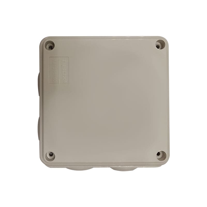 Caja plastica de registro 100x100x50mm IP65